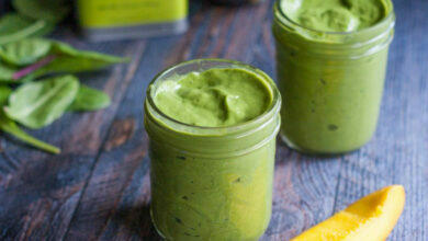 Lạ miệng với sinh tố matcha xoài bổ dưỡng
