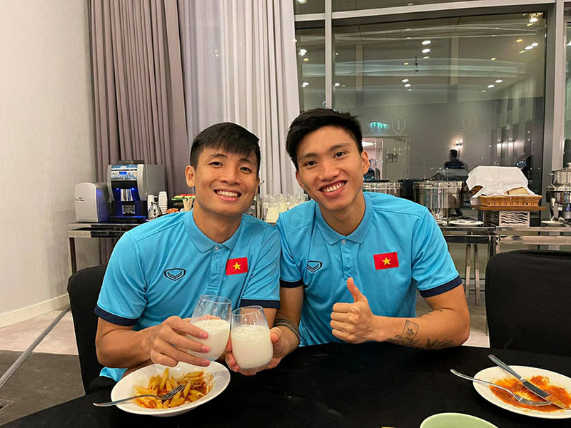 Chế độ ăn uống nghiêm ngặt góp phần làm nên chiến thắng của đội tuyển Việt Nam