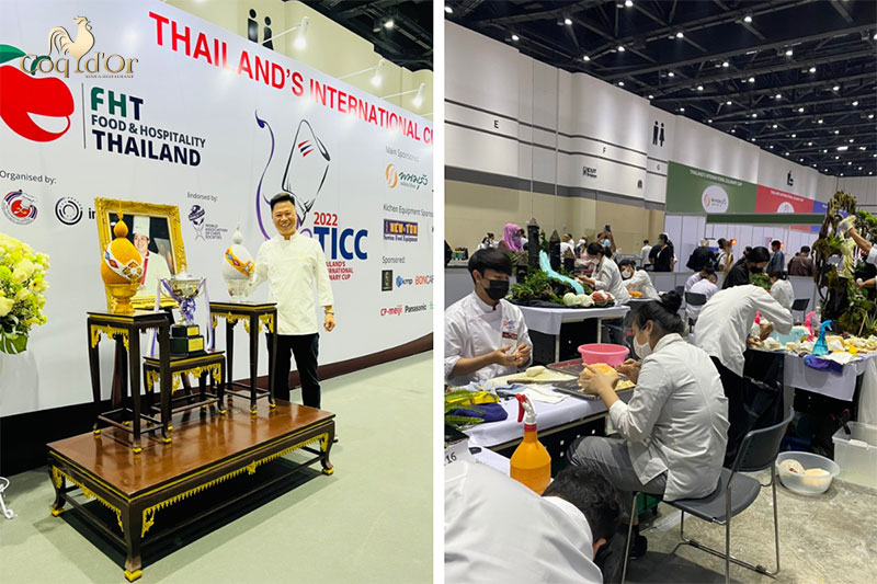 Chef Hiệp tại Thailand's International Culinary Cup 2022