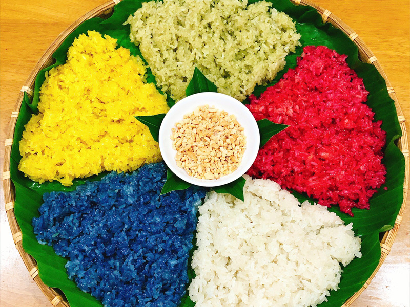 Xôi ngũ sắc