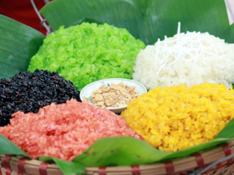 Xôi ngũ sắc
