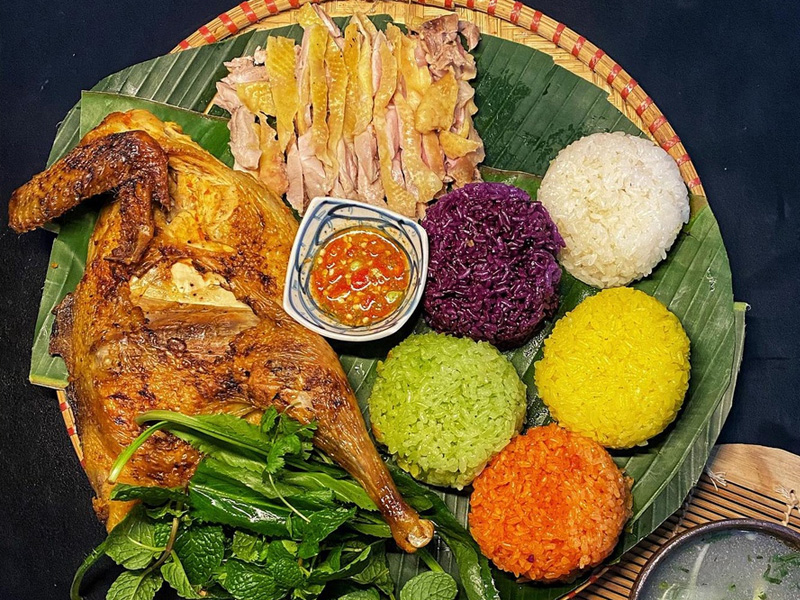 Xôi ngũ sắc