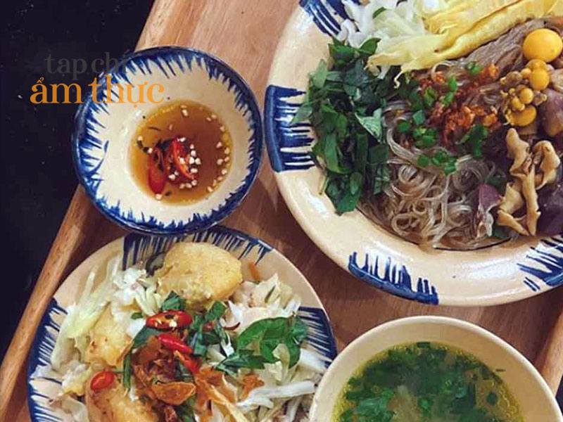 Món miến xào lòng mề gà ngon mê ly