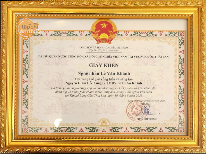 Chef An Khánh - Người gìn giữ tinh hoa ẩm thực Việt Chef An Khánh - Người gìn giữ tinh hoa ẩm thực Việt
