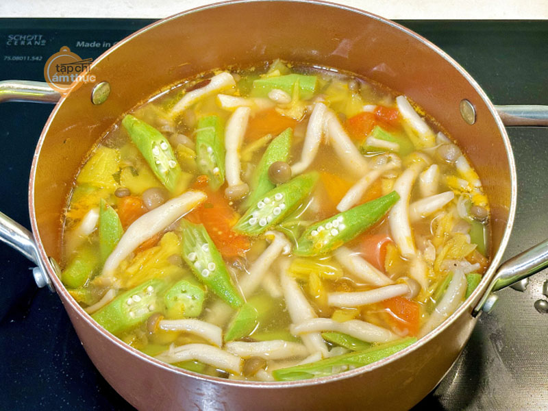 Canh chua chay giải nhiệt cho mùa hè