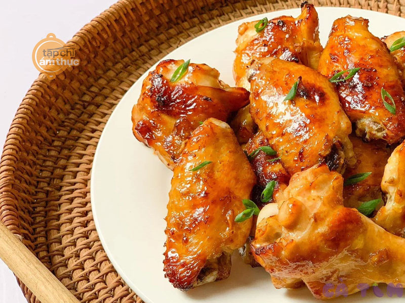 Cánh gà nướng mật ong là món khoái khẩu cho mỗi gia đình