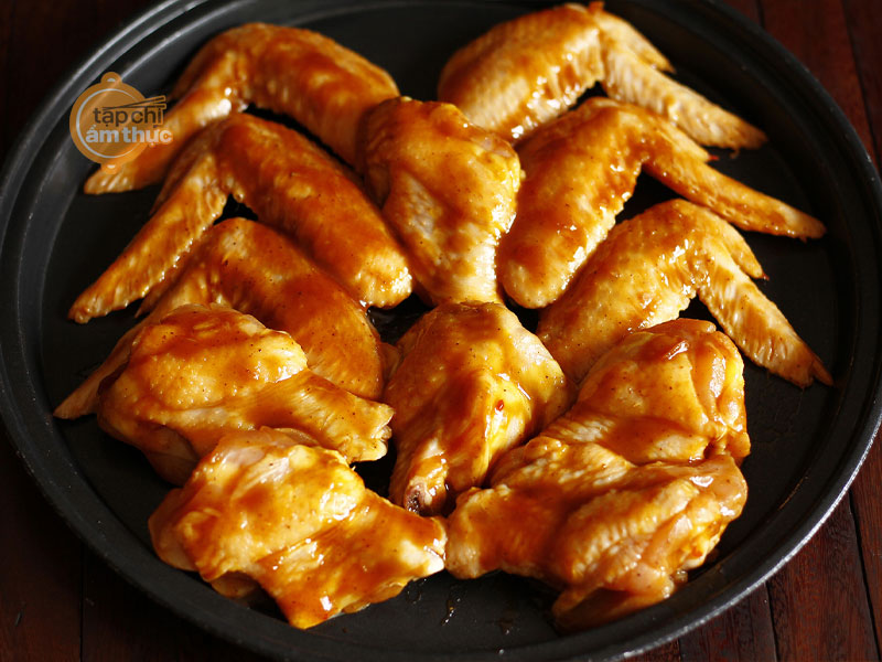 Cánh gà nướng mật ong là món khoái khẩu cho mỗi gia đình