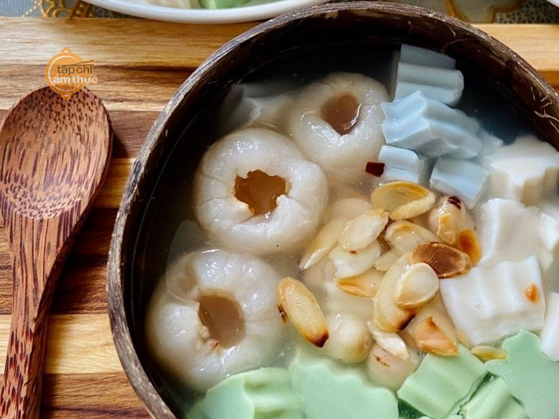 Chè Khúc Bạch vải thiều ngọt mát cho ngày hè nóng nực