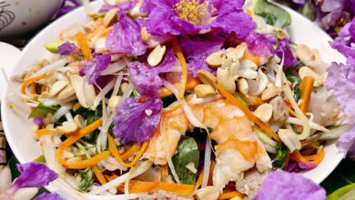 Món ăn từ hoa bằng lăng mới lạ cho ngày hè