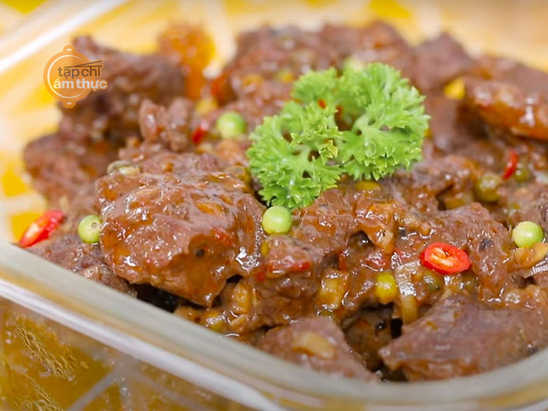 Món bò kho gừng kiểu miền Bắc Món bò kho gừng kiểu miền Bắc