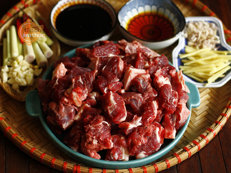 Món bò kho gừng kiểu miền Bắc Món bò kho gừng kiểu miền Bắc