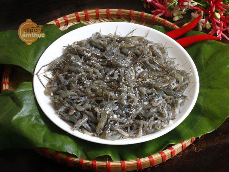 Tép gạo rang khế chua kiểu Bắc Tép gạo rang khế chua kiểu Bắc