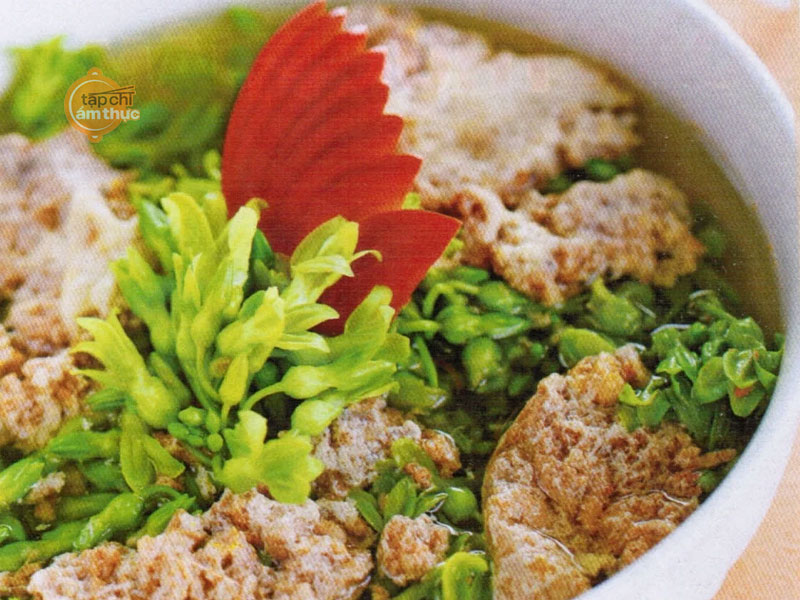 Canh cua hoa thiên lý bổ dưỡng và giải nhiệt