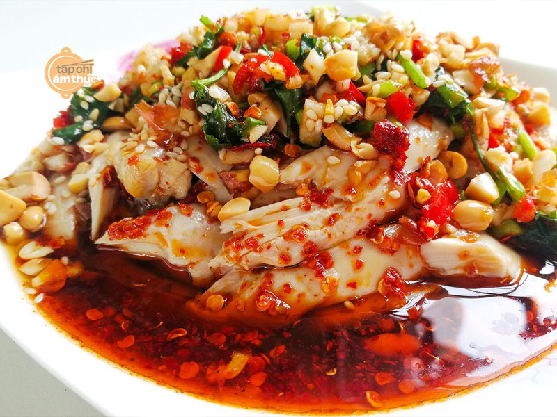 Khám phá vị ngon Gà Chảy Nước Miếng Tứ Xuyên Khám phá vị ngon "Gà Chảy Nước Miếng" Tứ Xuyên