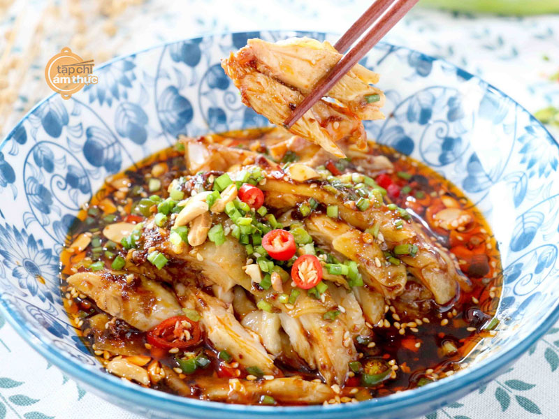 Khám phá vị ngon Gà Chảy Nước Miếng Tứ Xuyên Khám phá vị ngon "Gà Chảy Nước Miếng" Tứ Xuyên