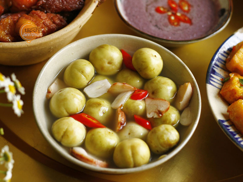 Muối cà pháo giòn ngon, không nổi váng từ đầu bếp