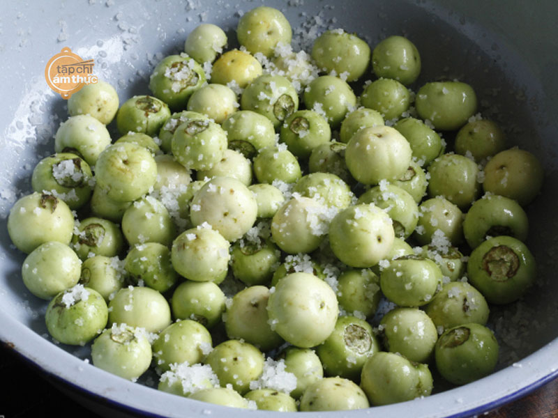 Muối cà pháo giòn ngon, không nổi váng từ đầu bếp