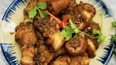 Món đuôi heo hầm bia - hương vị độc đáo