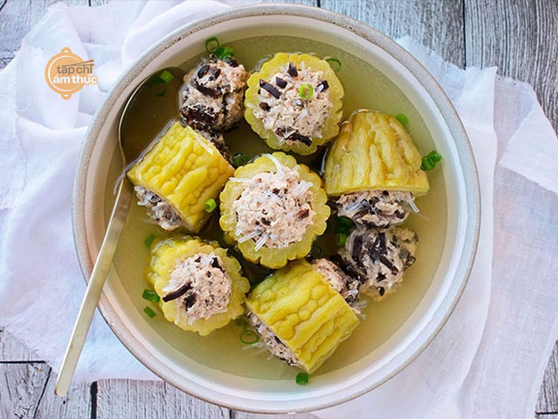 Mướp đắng nhồi thịt - Trải nghiệm ẩm thực độc đáo Mướp đắng nhồi thịt - Trải nghiệm ẩm thực độc đáo