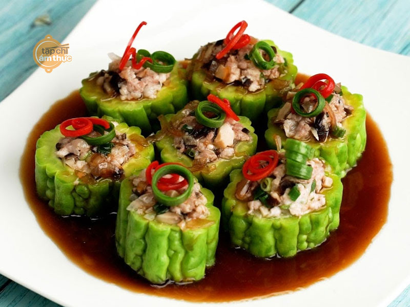Mướp đắng nhồi thịt - Trải nghiệm ẩm thực độc đáo Mướp đắng nhồi thịt - Trải nghiệm ẩm thực độc đáo