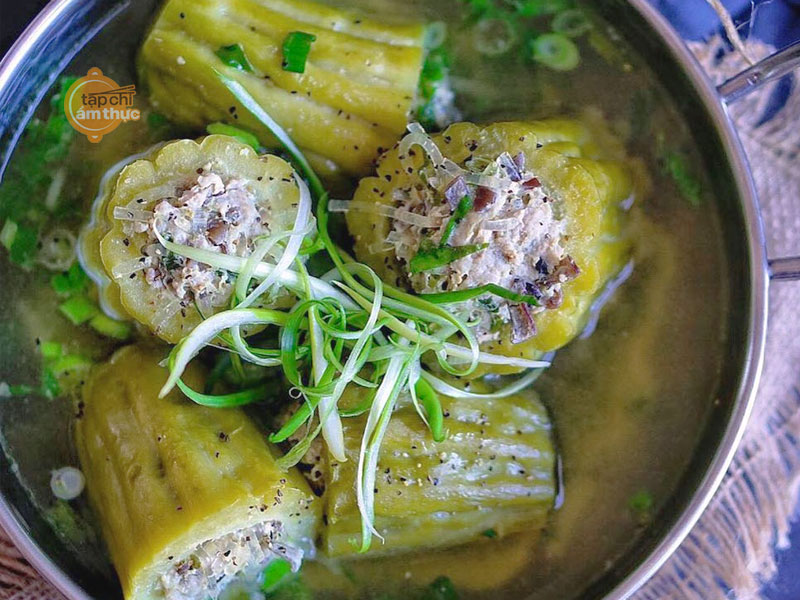 Mướp đắng nhồi thịt - Trải nghiệm ẩm thực độc đáo Mướp đắng nhồi thịt - Trải nghiệm ẩm thực độc đáo