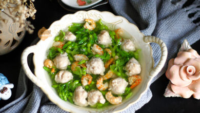 Canh tôm hoa thiên lý cho mùa thu Canh tôm hoa thiên lý cho mùa thu