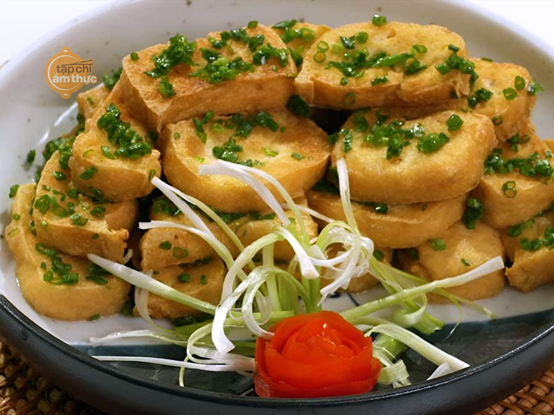 Đậu hũ chiên mắm hành hương vị đặc biệt đầy hấp dẫn