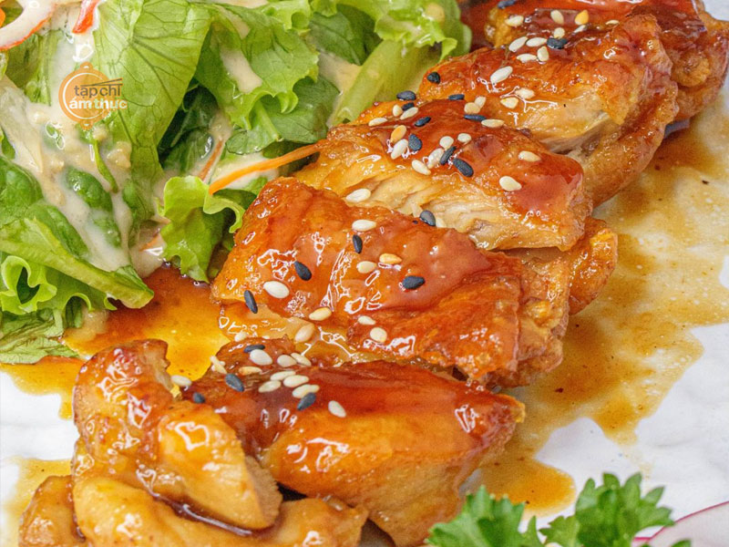 Gà xốt Yaki Hương vị đầy hấp dẫn Gà xốt Yaki Hương vị đầy hấp dẫn