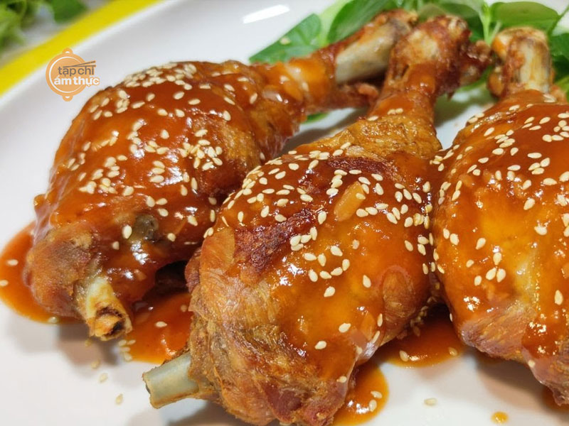 Món gà sốt me chua ngọt cực cuốn