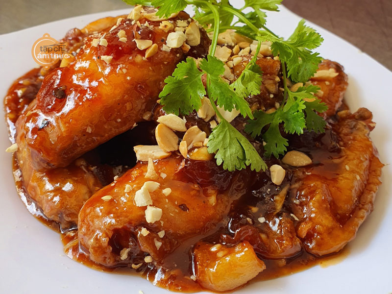 Món gà sốt me chua ngọt cực cuốn