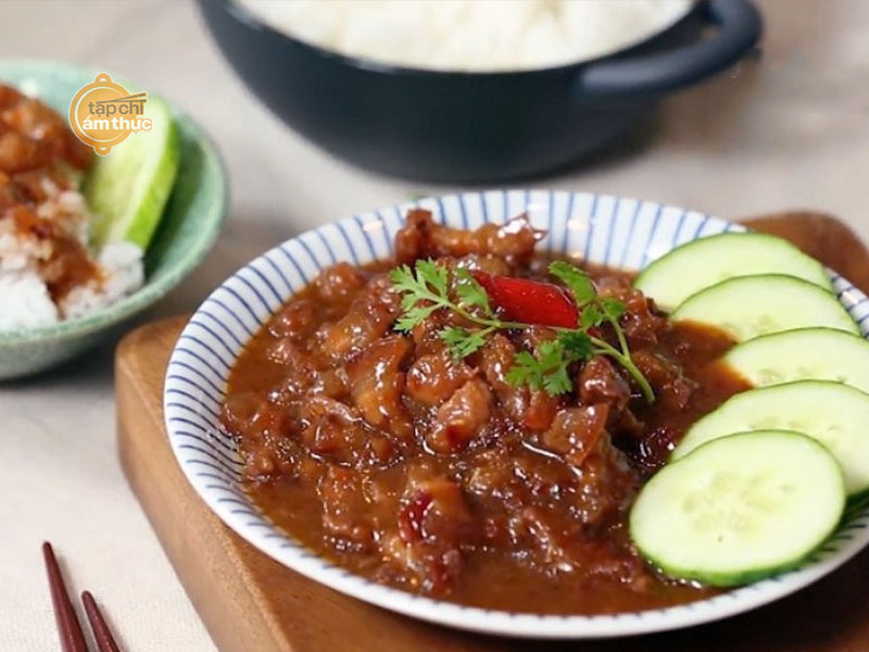 Món ba chỉ xào mắm ruốc ngon đậm đà đón đông Món ba chỉ xào mắm ruốc ngon đậm đà đón đông