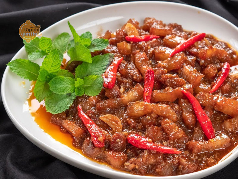 Món ba chỉ xào mắm ruốc ngon đậm đà đón đông Món ba chỉ xào mắm ruốc ngon đậm đà đón đông