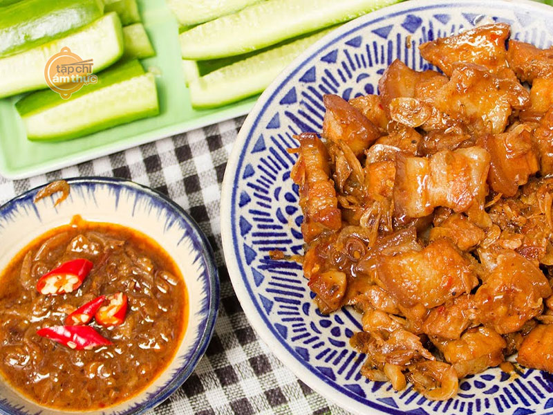 Món ba chỉ xào mắm ruốc ngon đậm đà đón đông Món ba chỉ xào mắm ruốc ngon đậm đà đón đông