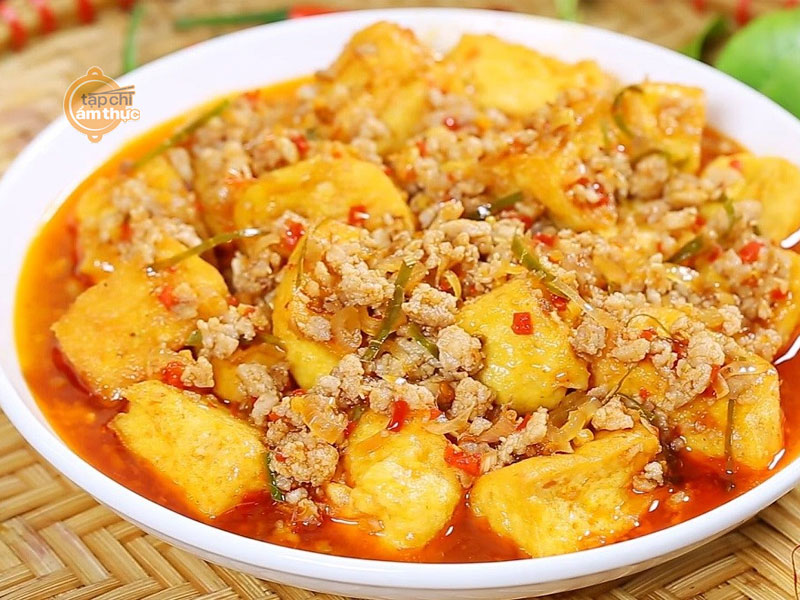 Món đậu sốt thịt băm ngon đậm đà cho tiết thu se lạnh Món đậu sốt thịt băm ngon đậm đà cho tiết thu se lạnh