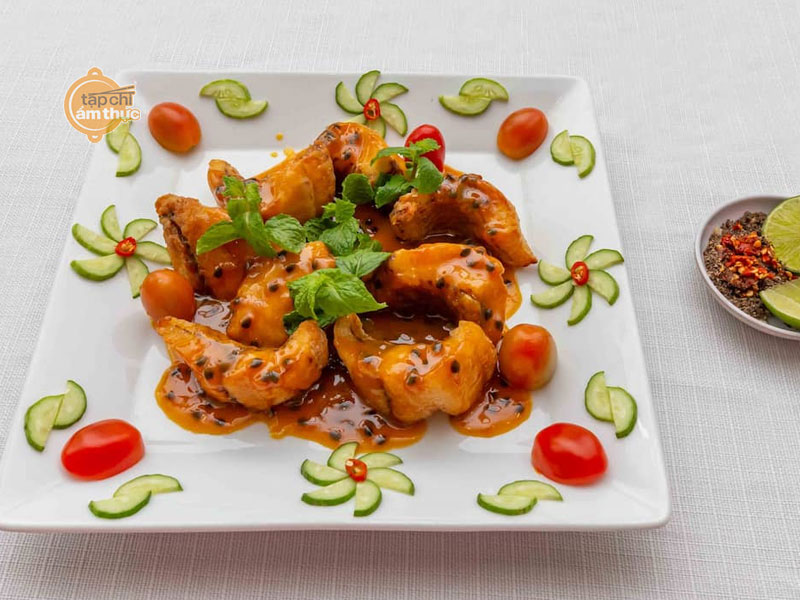 Cá áp chảo sốt chanh dây hấp dẫn và giàu dinh dưỡng