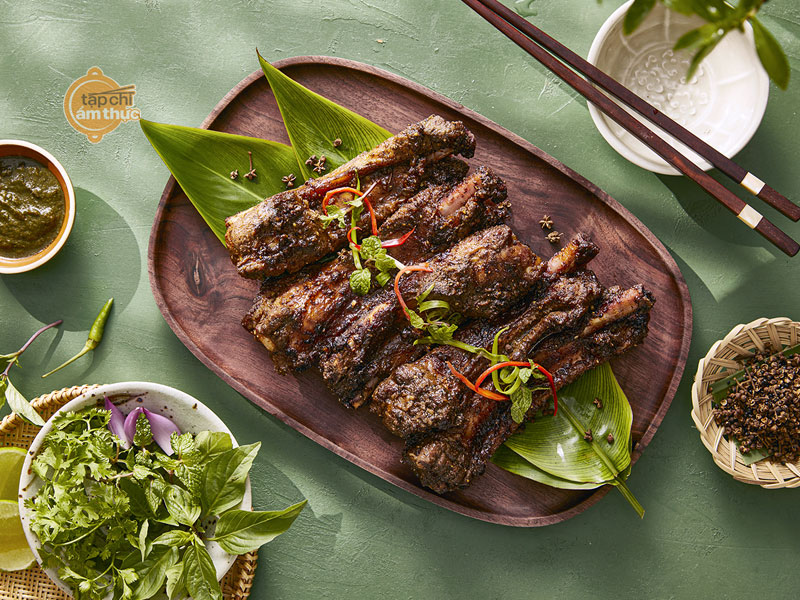 Thịt nướng mắc khén hạt dổi đậm đà hương vị miền núi Việt Bắc