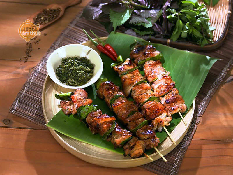 Thịt nướng mắc khén hạt dổi đậm đà hương vị miền núi Việt Bắc