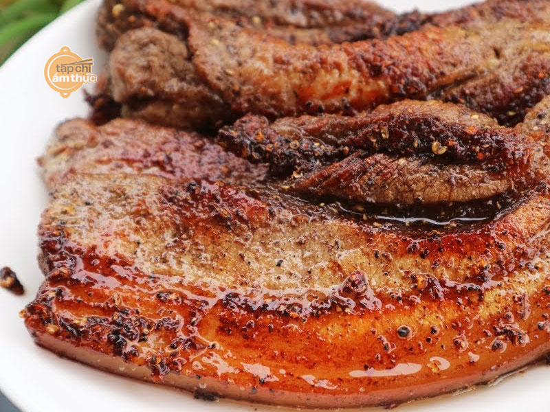 Thịt nướng mắc khén hạt dổi đậm đà hương vị miền núi Việt Bắc