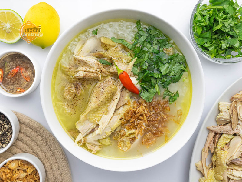 Cháo đậu xanh thịt gà cho mùa hè bớt nóng