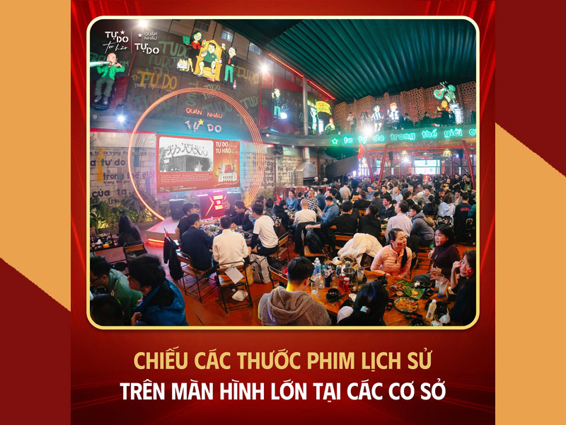 Quán nhậu Tự Do – nơi nhậu không chỉ để say mà để sống hết mình Quán nhậu Tự Do – nơi nhậu không chỉ để say mà để sống hết mình